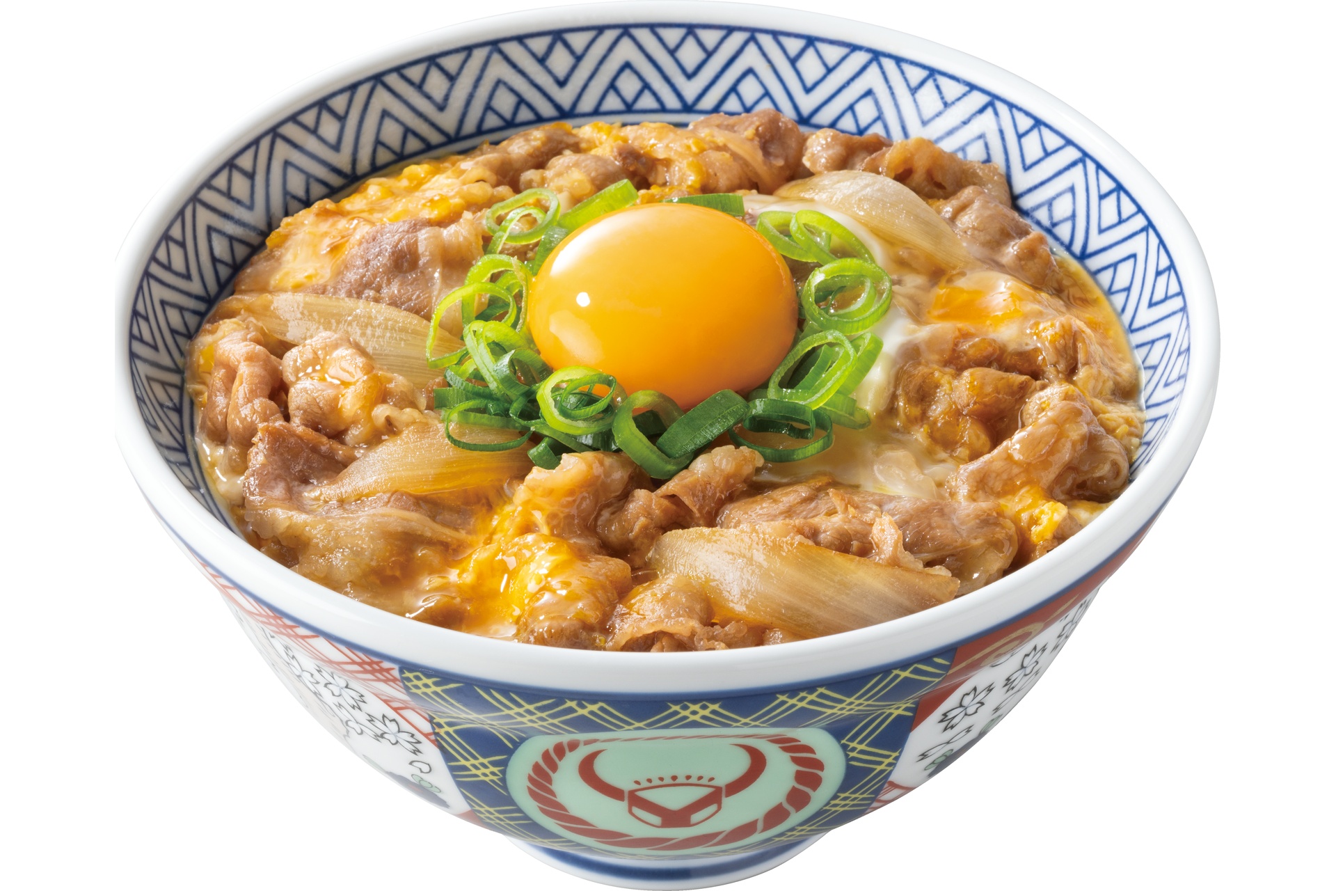 月見牛とじ丼