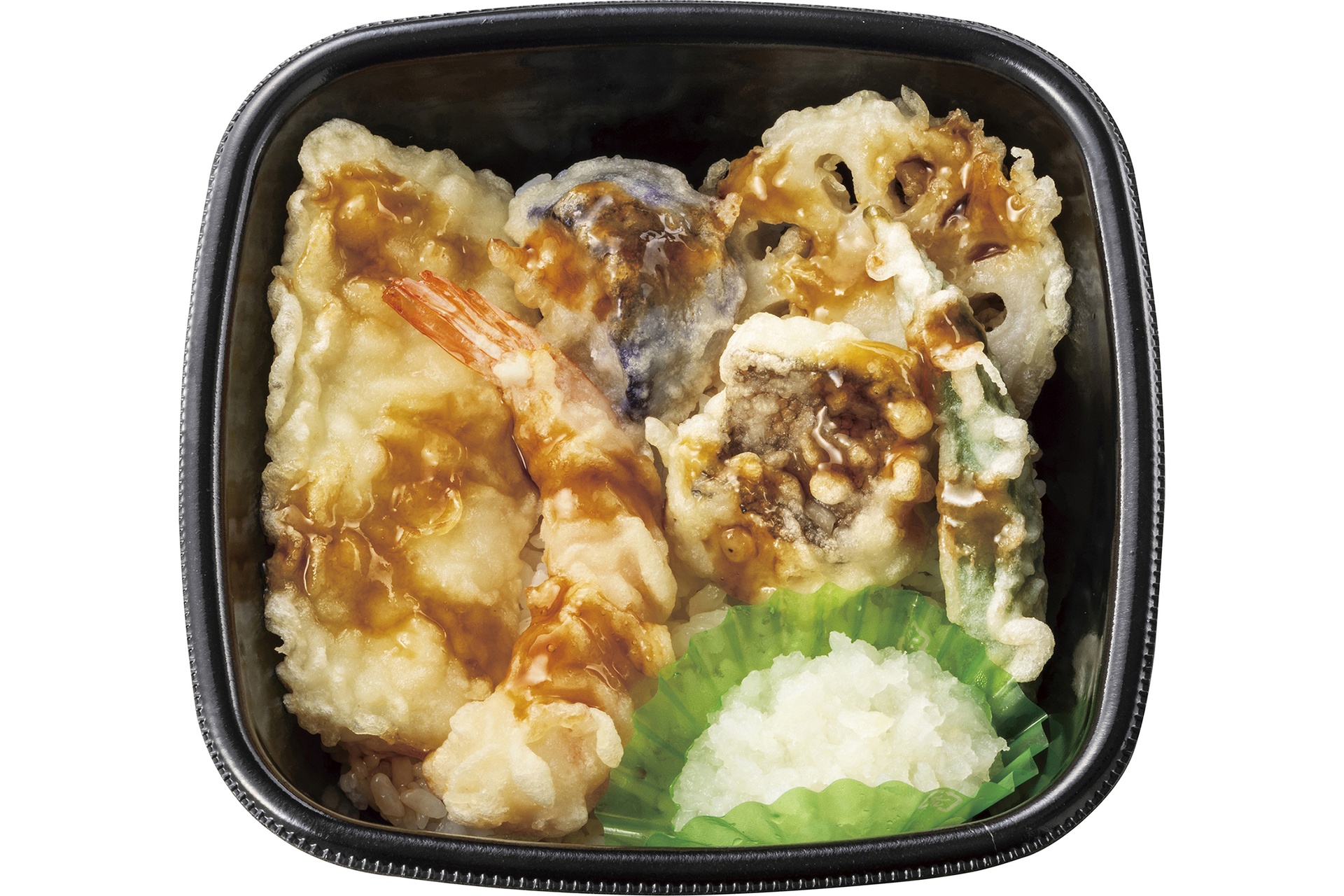 おろし得天丼