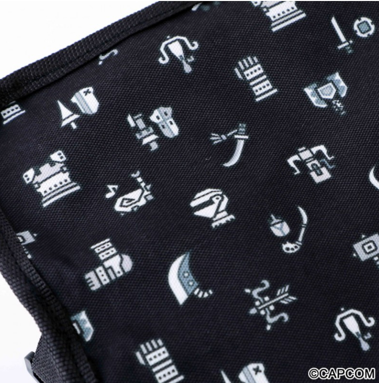 座面は武器アイコンの総柄。見ているだけでも楽しい