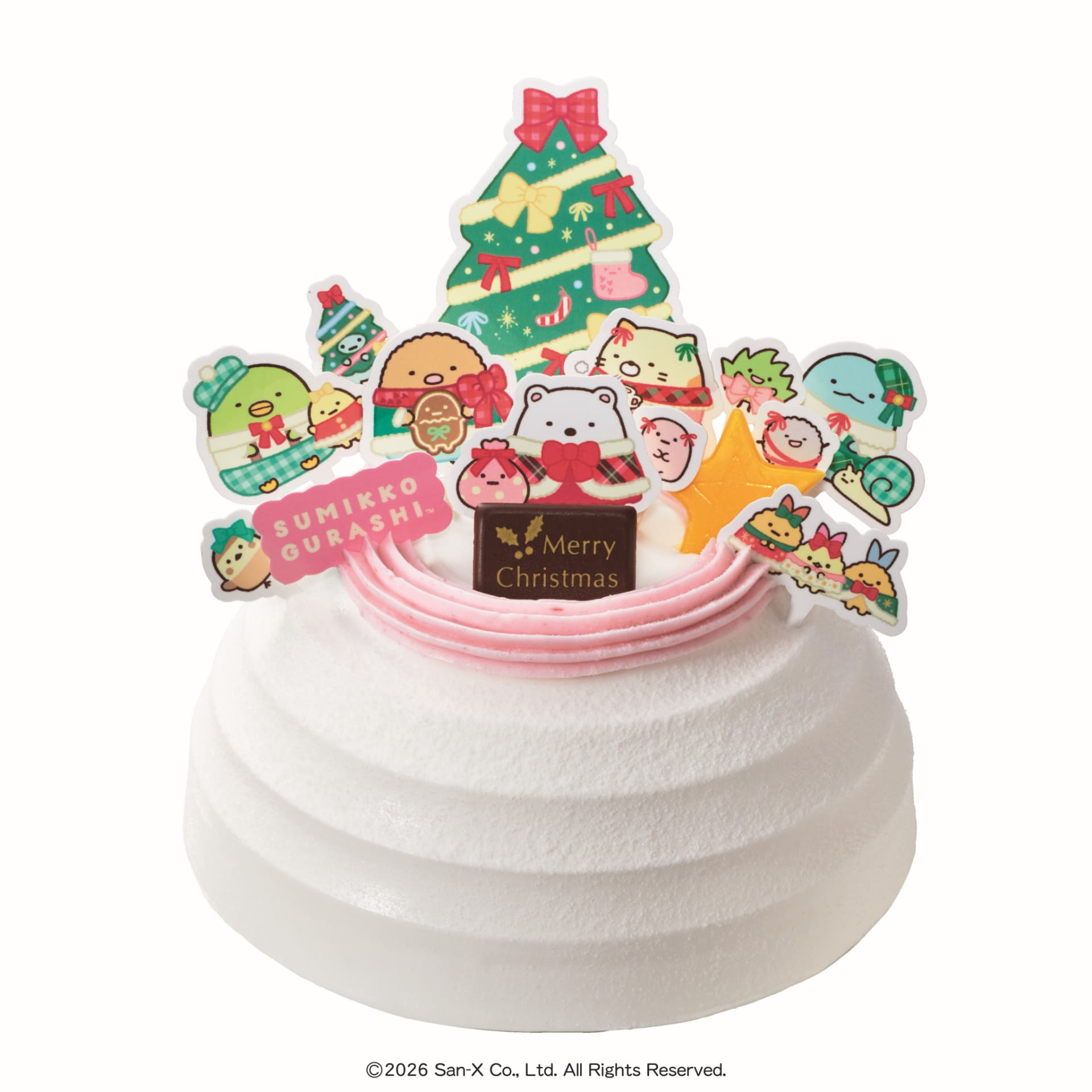 「すみっコぐらし かざって楽しいクリスマスケーキ」（5400円）