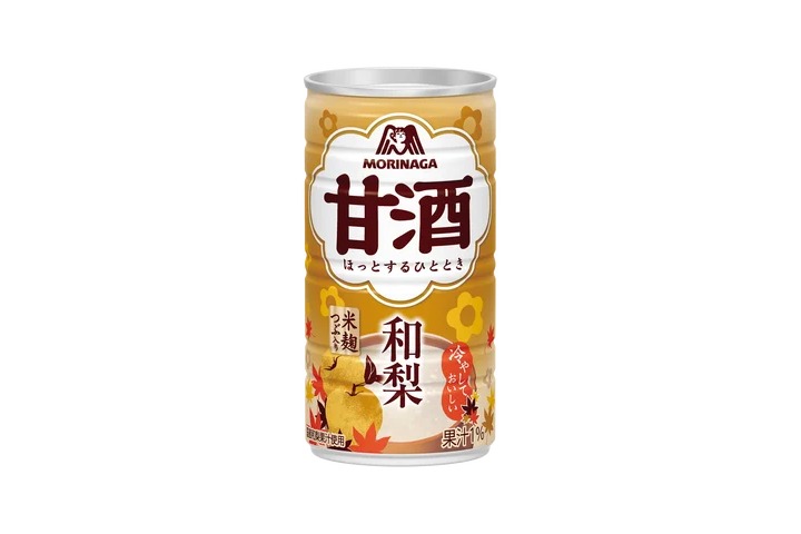 森永甘酒と国産和梨果汁を合わせた味わい