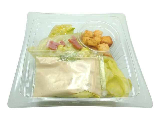 「レタスのシーザーサラダ シーザードレッシング付き」（318円・税別）