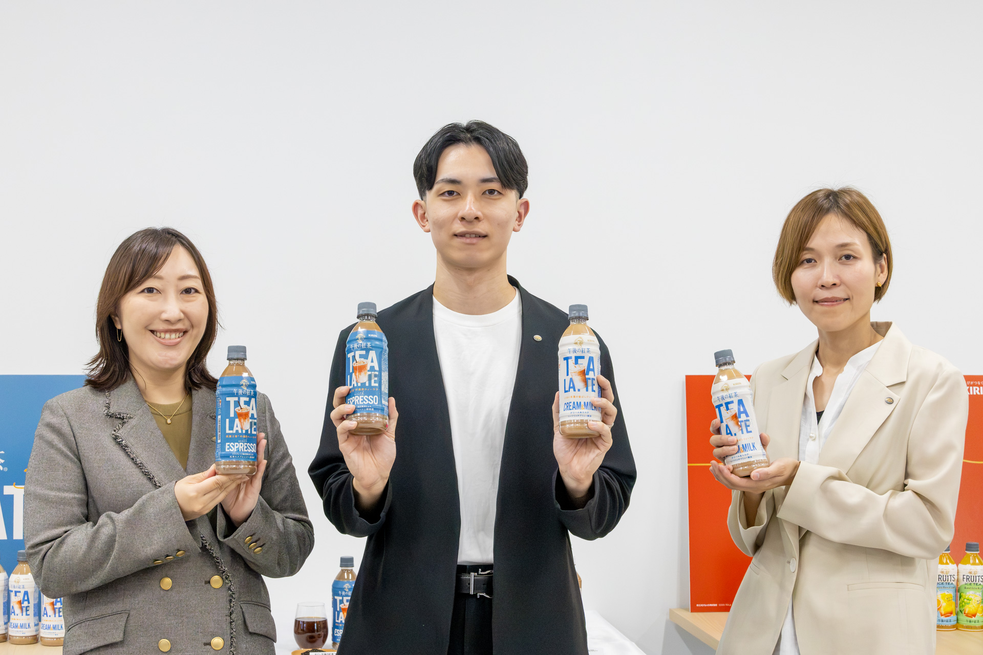 キリンビバレッジ「午後の紅茶 TEA LATTE」発表会