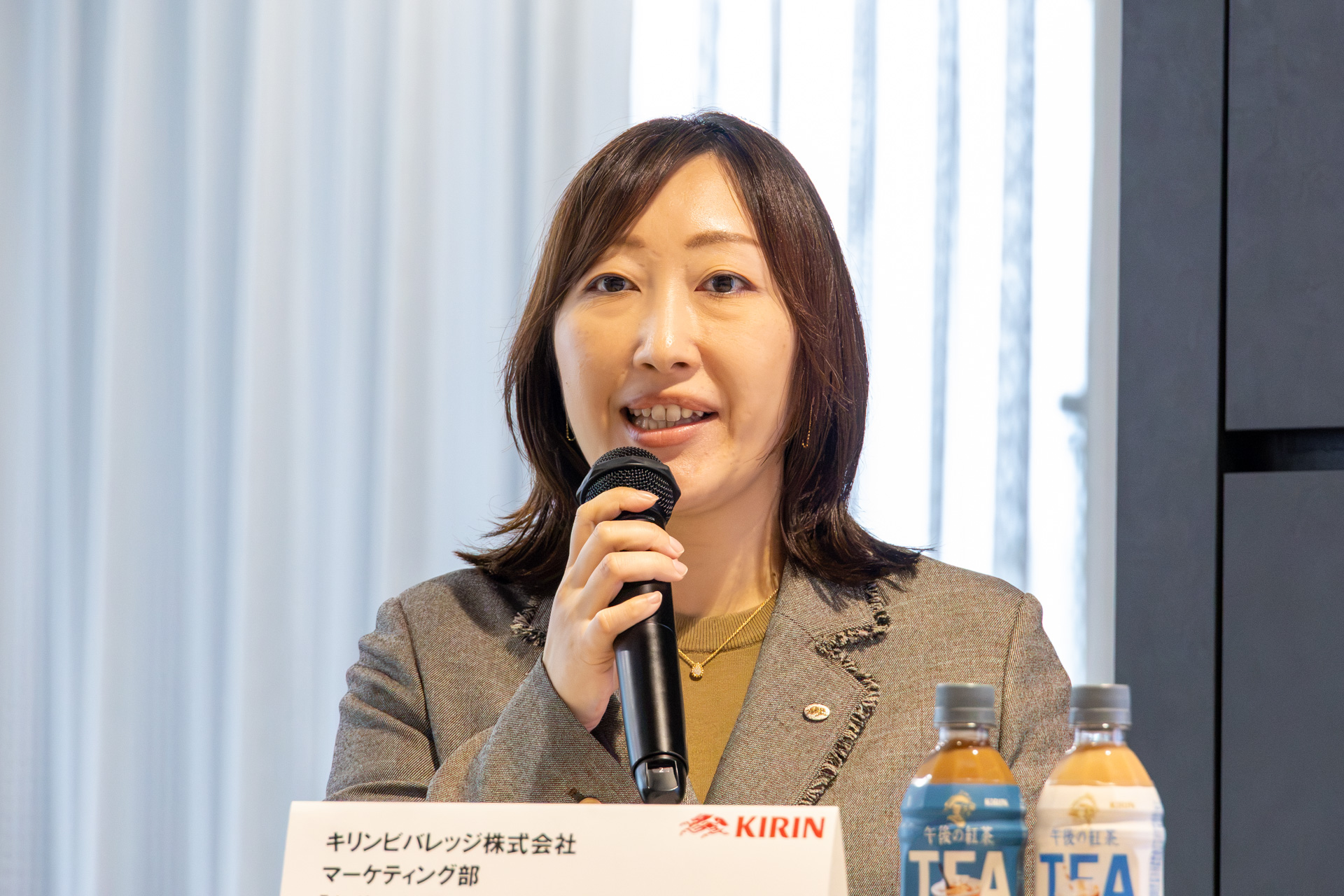 キリンビバレッジ株式会社 マーケティング部 午後の紅茶 アシスタントブランドマネージャー 川名翔子氏