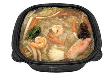 彩り野菜と海鮮の中華丼