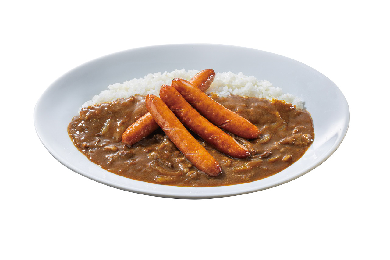 ハーフソーセージカレー