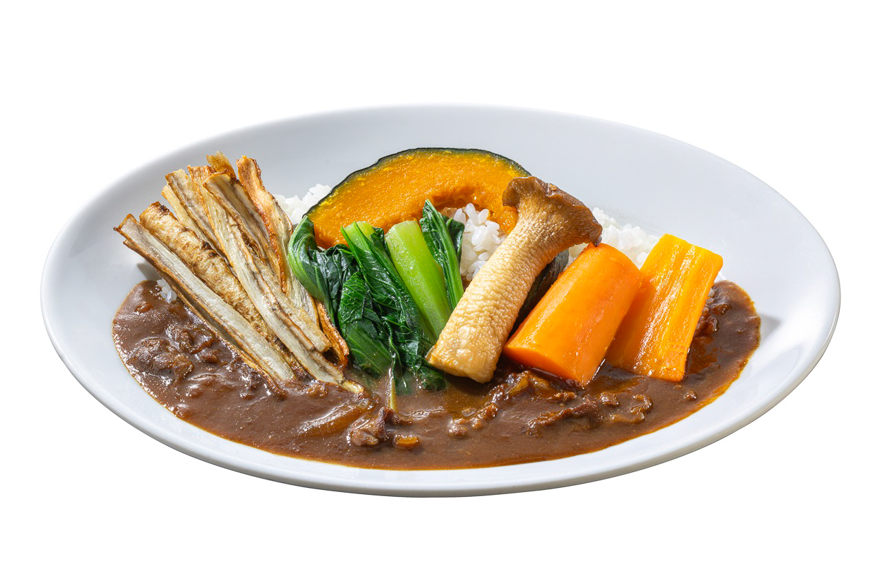 しあわせのビーフカレー もう～とりこ「秋野菜カレー」
