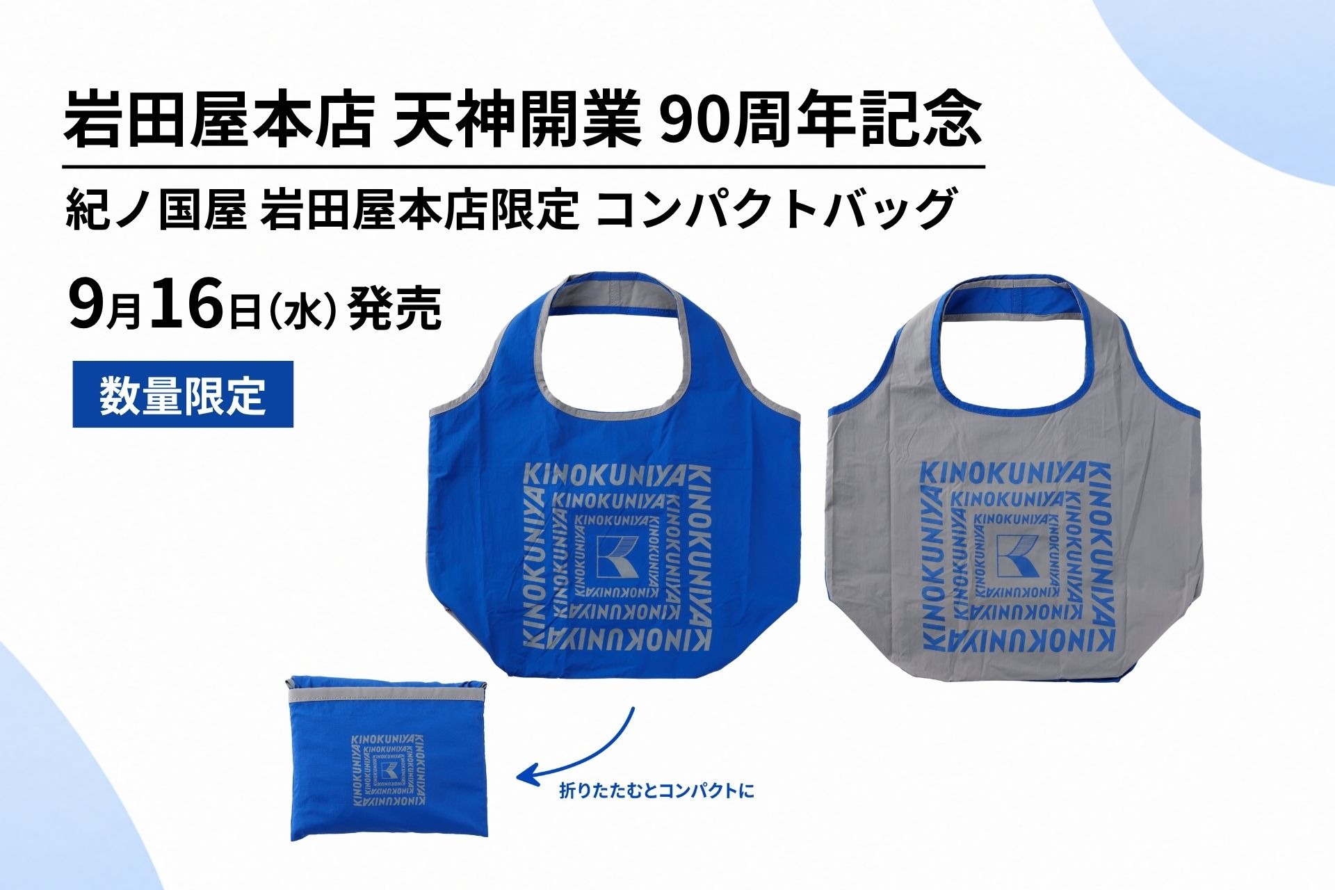 紀ノ国屋「岩田屋本店限定コンパクトバッグ」