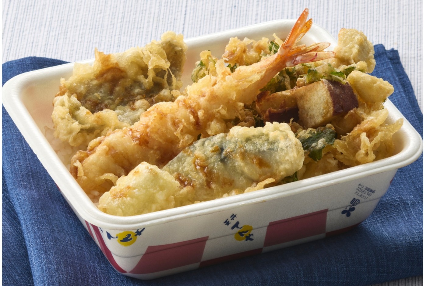 海老と4種の北陸産天丼弁当（お新香付）