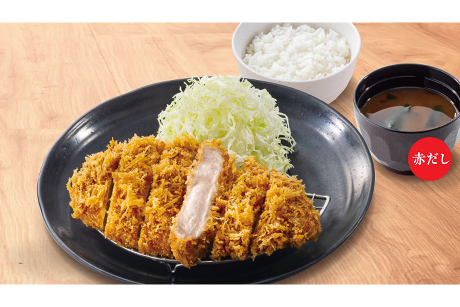 とんから亭「リブロースかつ定食」