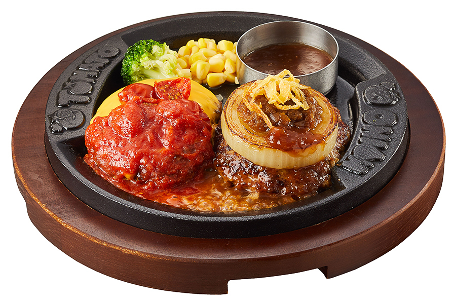 トマトアンドオニオン「ツインハンバーグ」