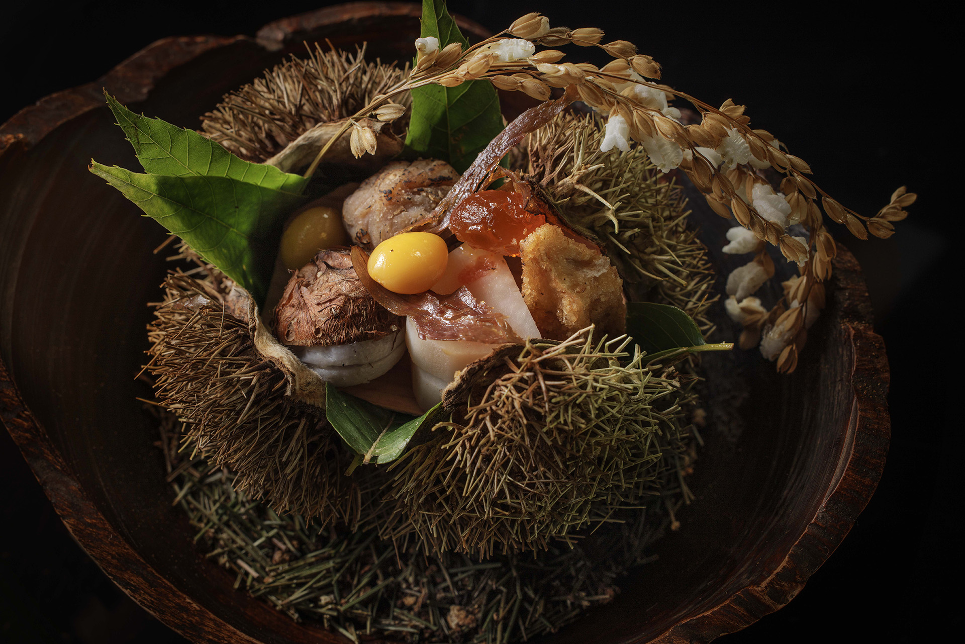 豊かな秋の恵みを楽しめる前菜