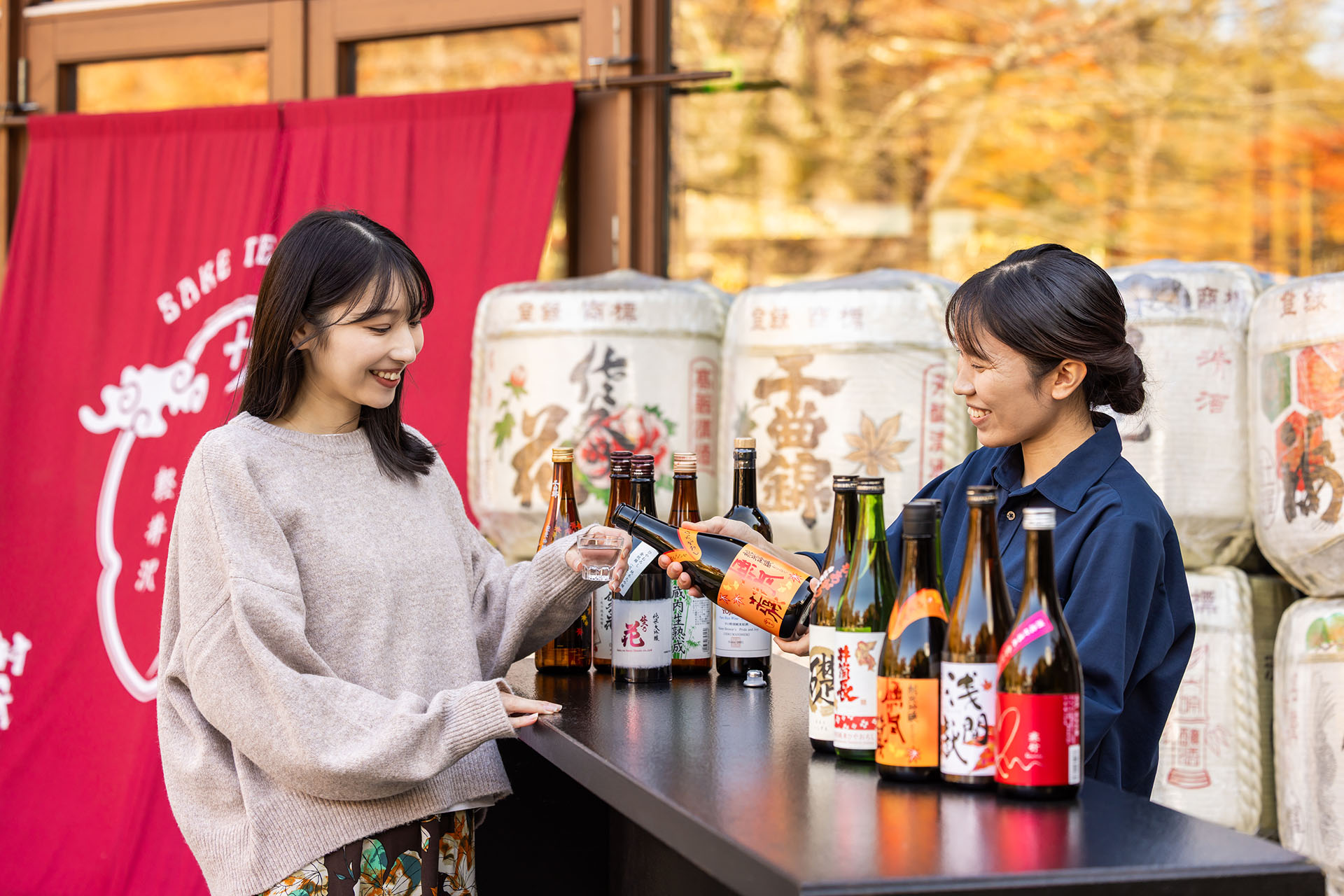 自分の好みの日本酒と出会える