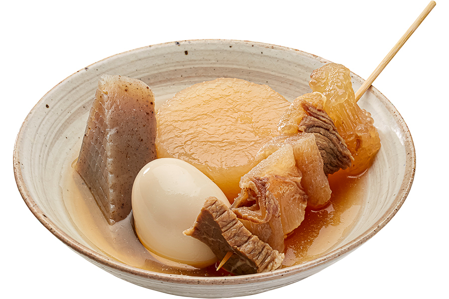 おでんは「大根」「牛すじ」など全7種が対象