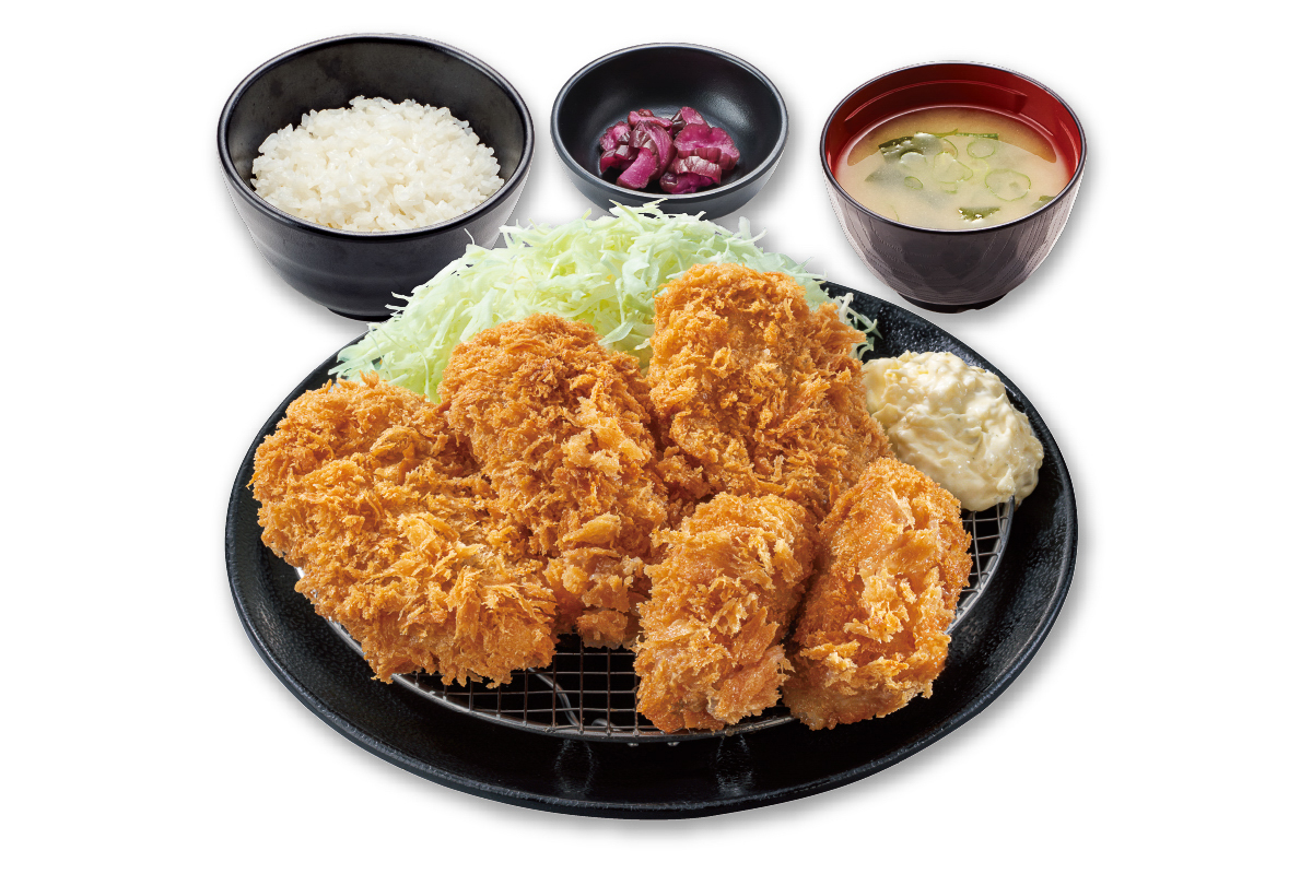 「ヒレカツ＆カキフライ定食」（1419円）