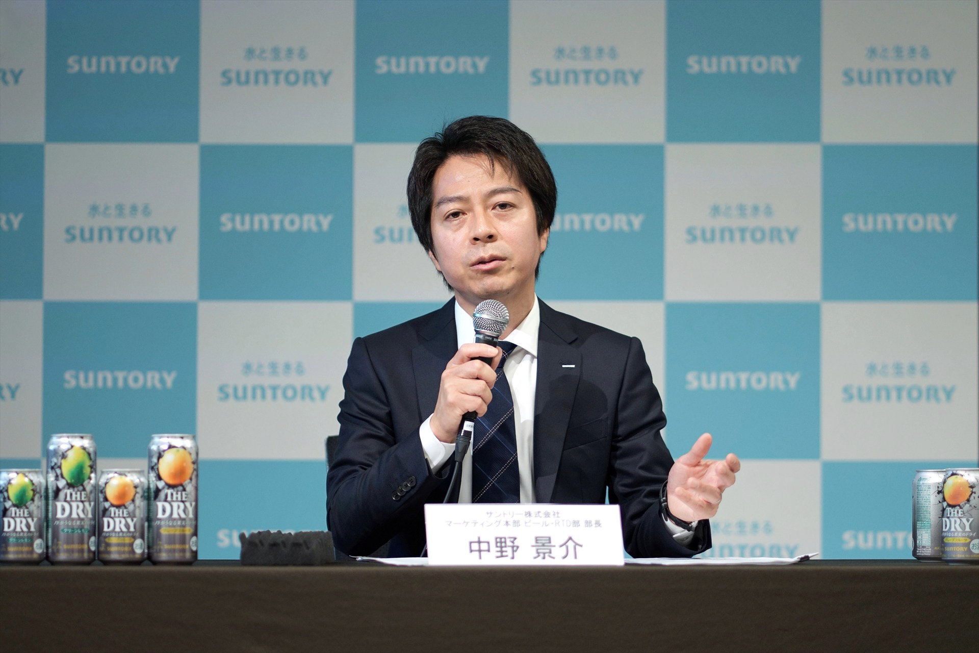 サントリー マーケティング本部 ビール・RTD部 部長の中野景介氏