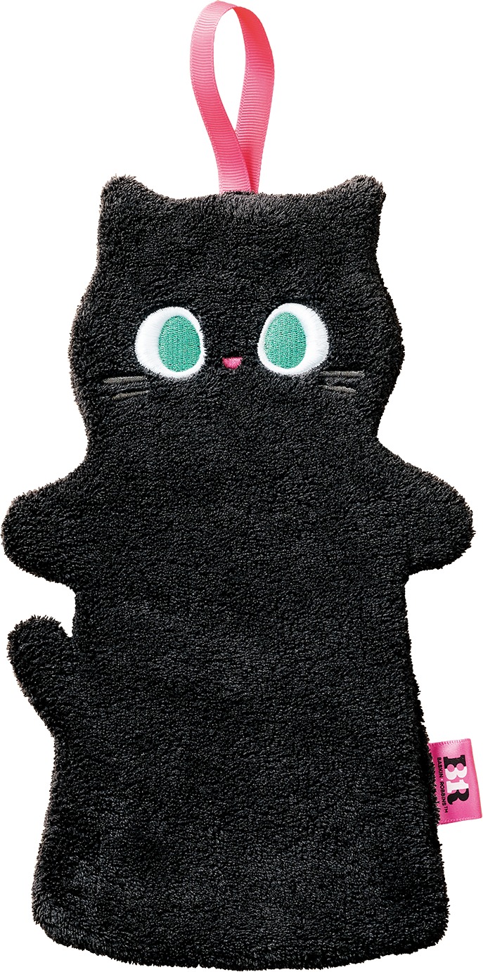 オリジナルの黒ねこタオル付き