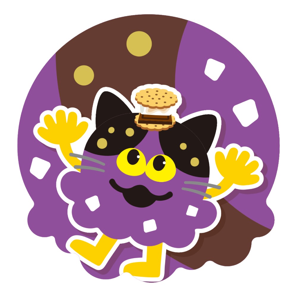 シールがハロウィンバージョンに
