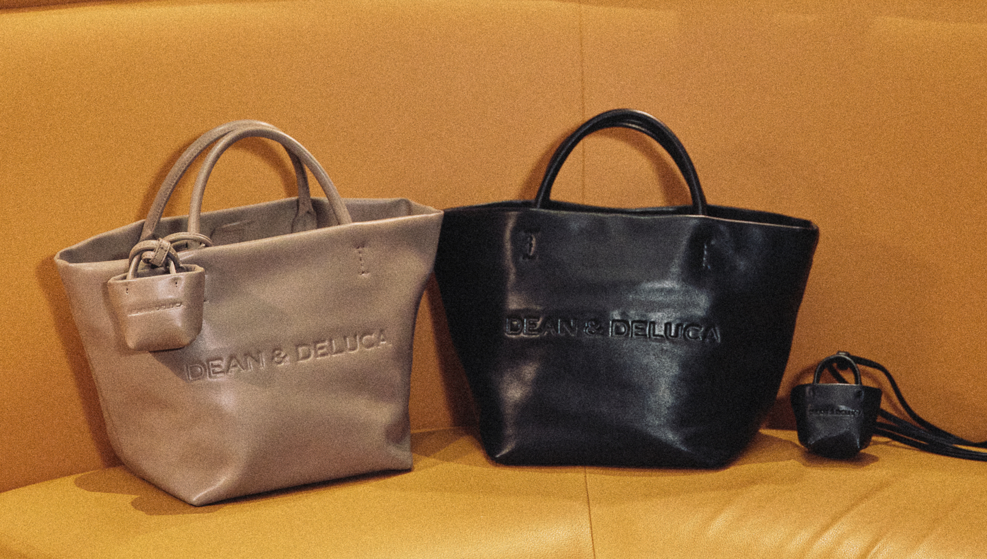 DEAN & DELUCA×BEAMS COUTURE「ハイブリッドFレザートートバッグ」