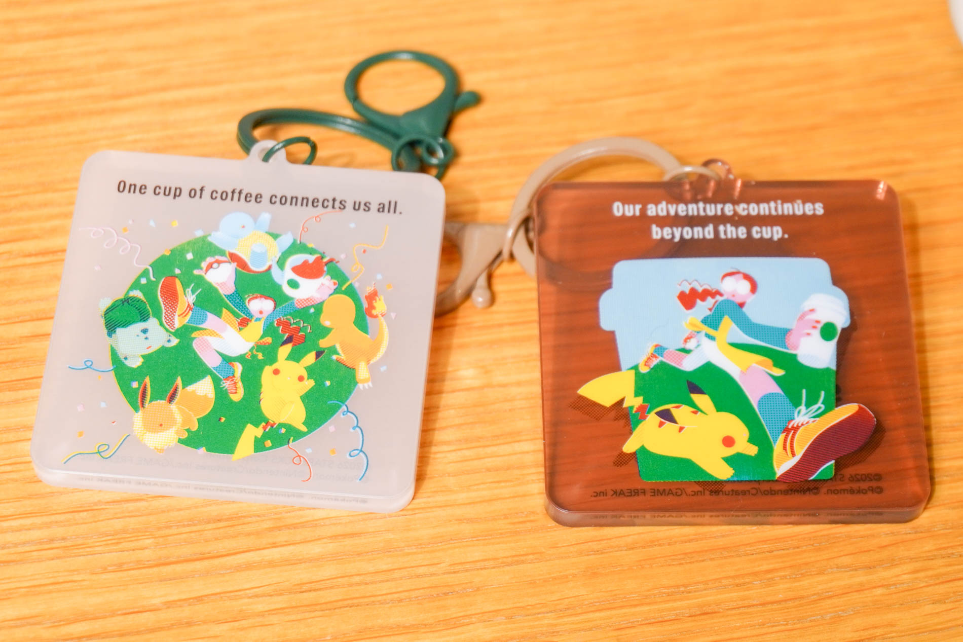 Pokémon + STARBUCKS アクリルチャーム コーヒーコネクション/コーヒーアドベンチャー