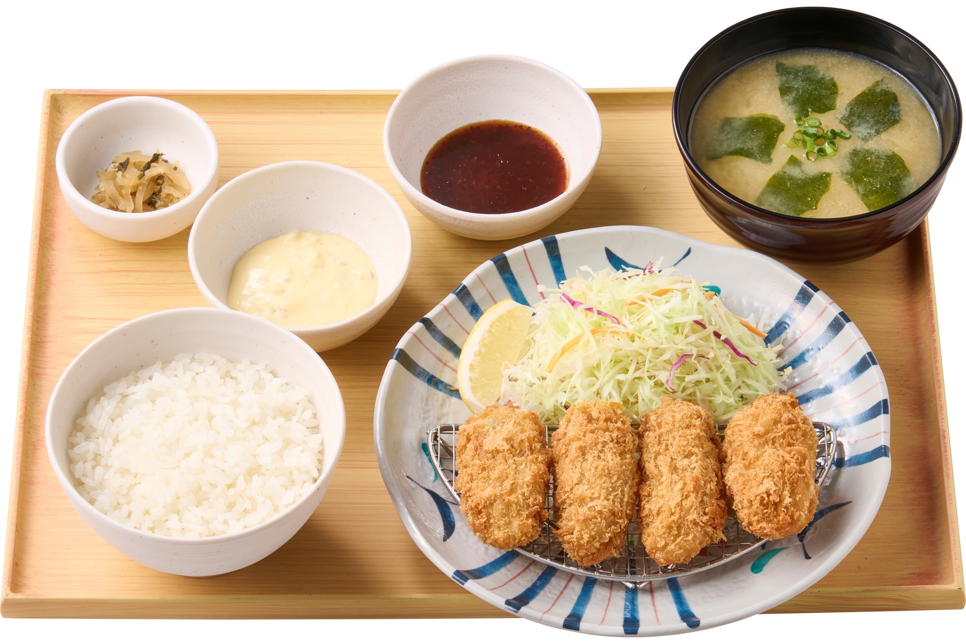 ～濃厚な海の恵み～かきフライ定食（4個）