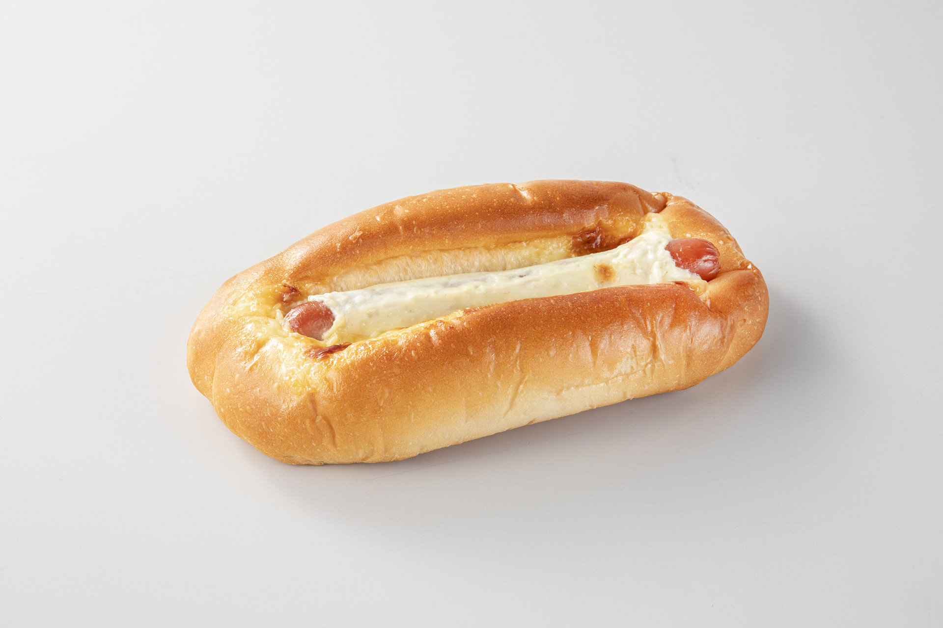 パリッと食感のウインナーパン