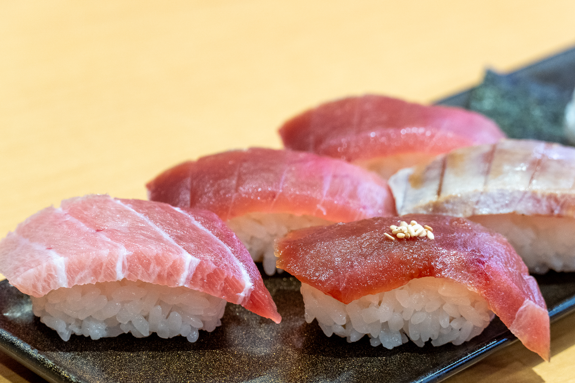 部位と仕立てを変えた6貫