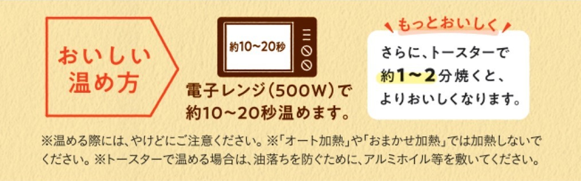 おいしい温め方