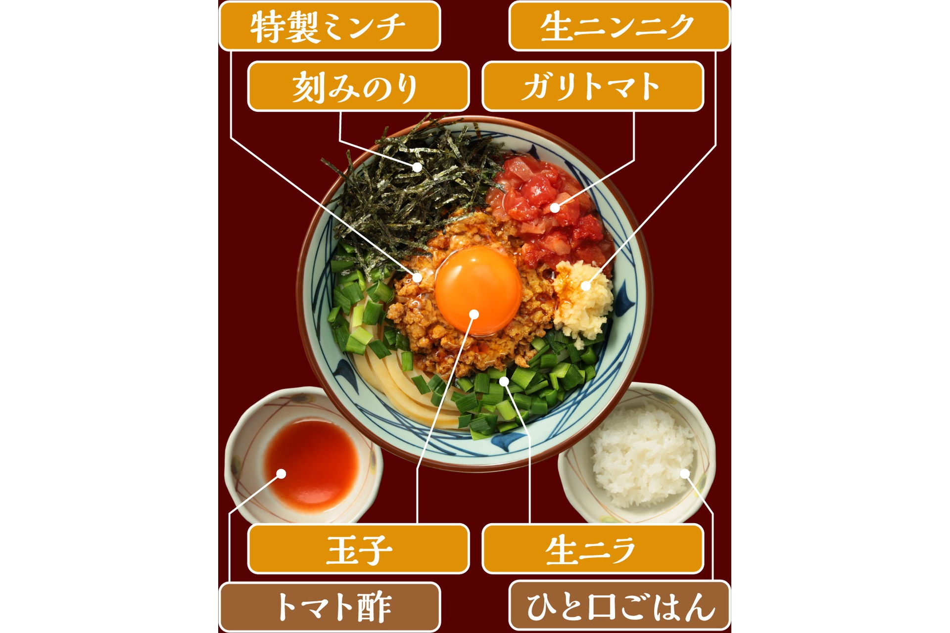 肉辛まぜうどんの内容