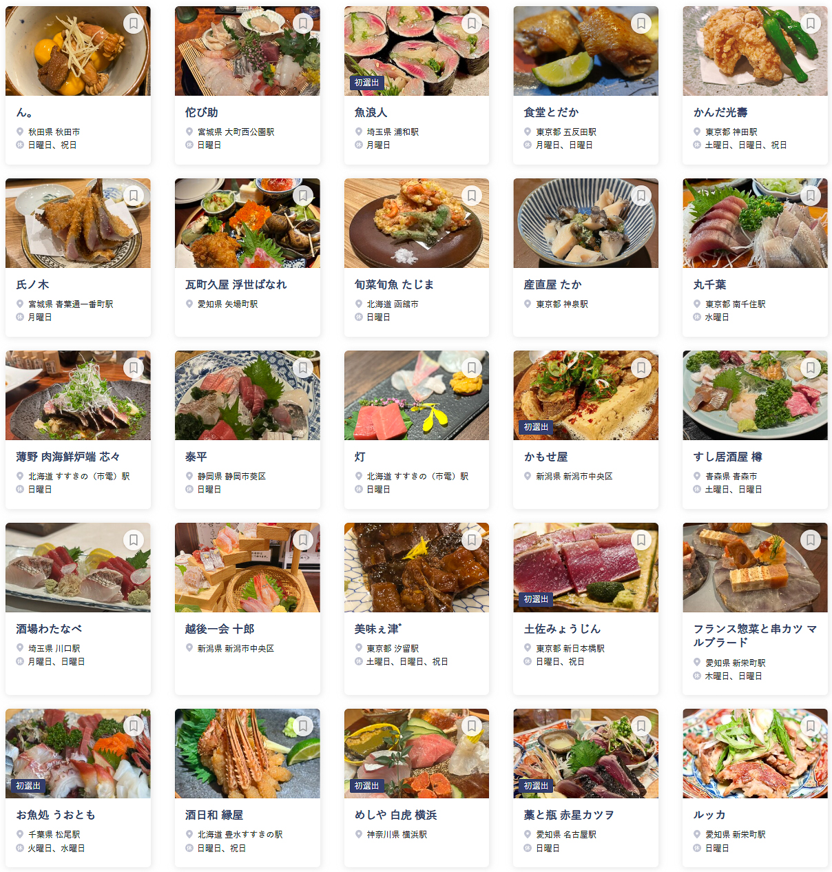 「食べログ 居酒屋 EAST 百名店 2026」に選ばれた100店