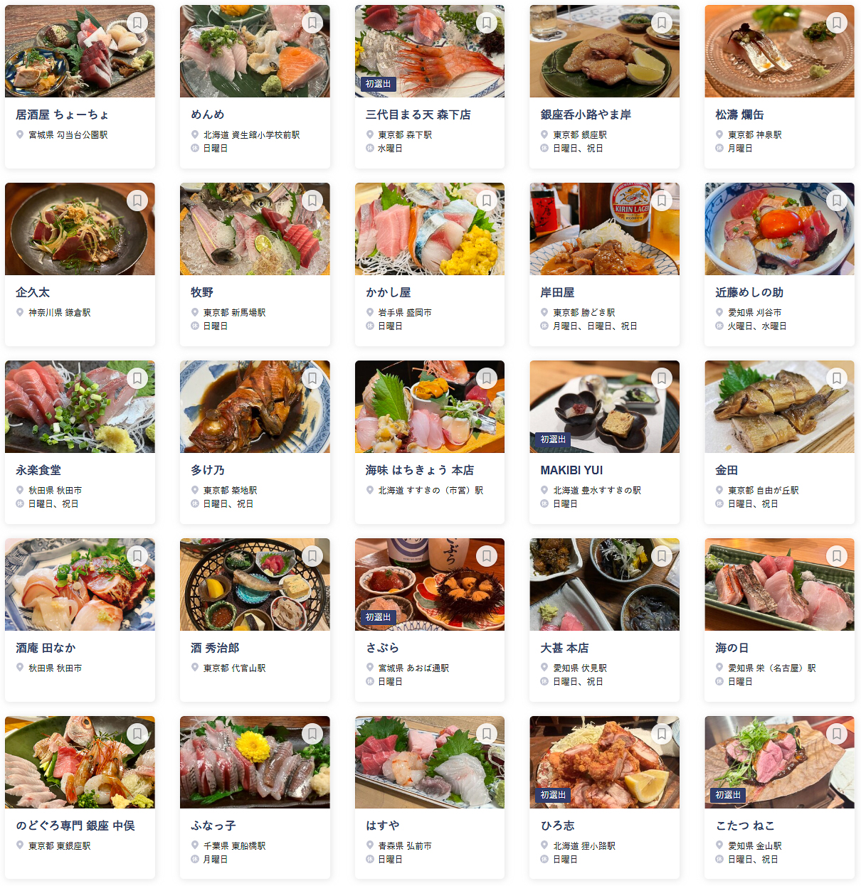 「食べログ 居酒屋 EAST 百名店 2026」に選ばれた100店