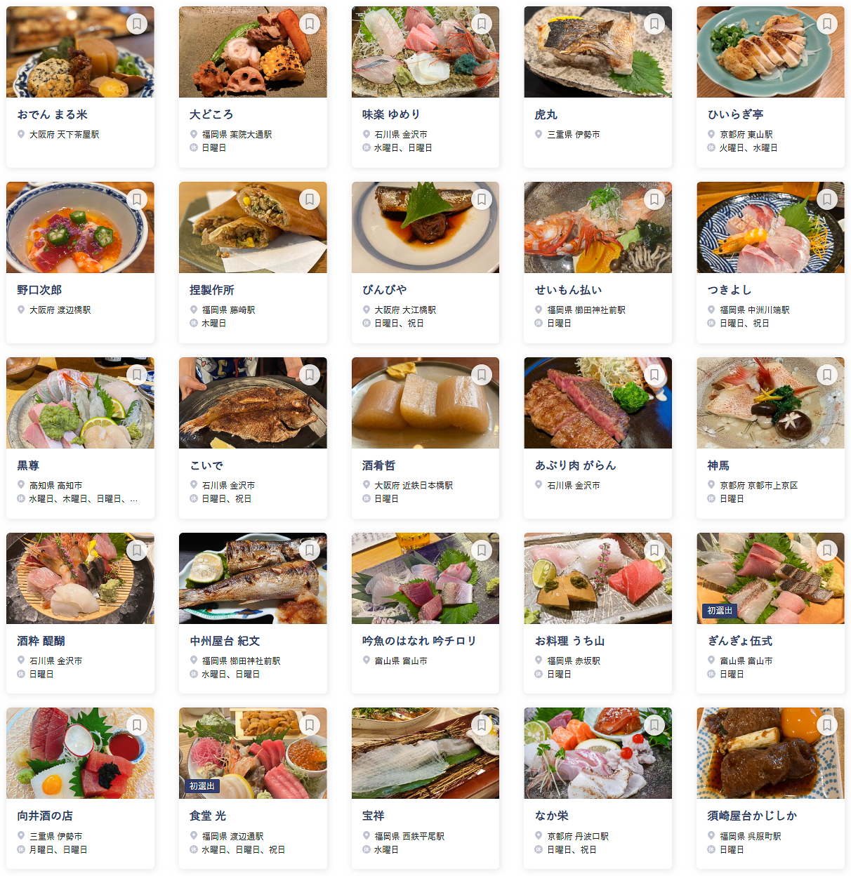 「食べログ 居酒屋 WEST 百名店 2026」に選ばれた100店