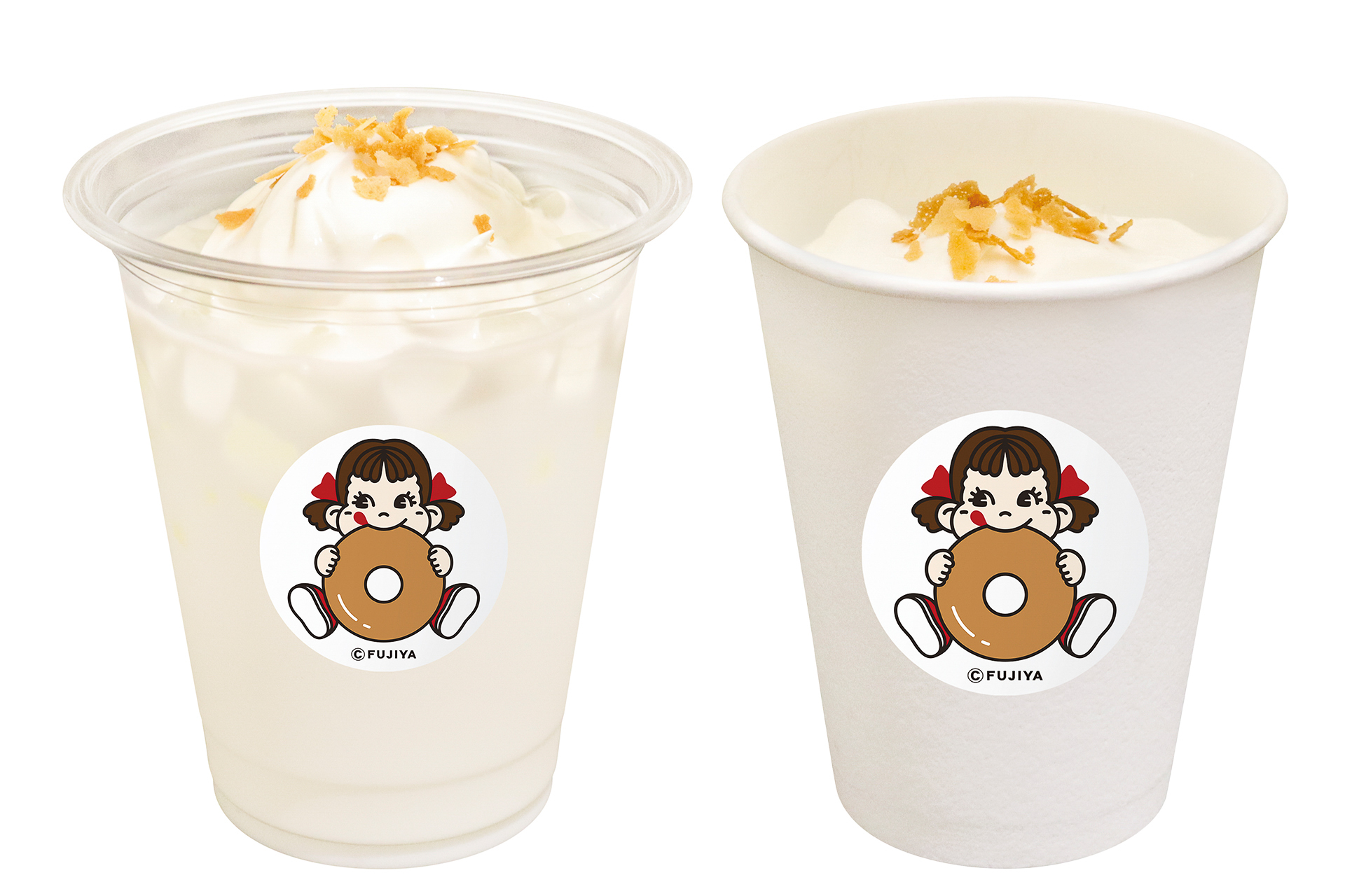 「ふわとろチーズのむmilky」（各520円）