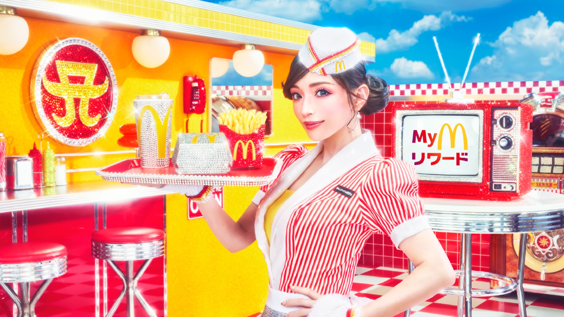 マクドナルド×浜崎あゆみさん「Golden Campaign」