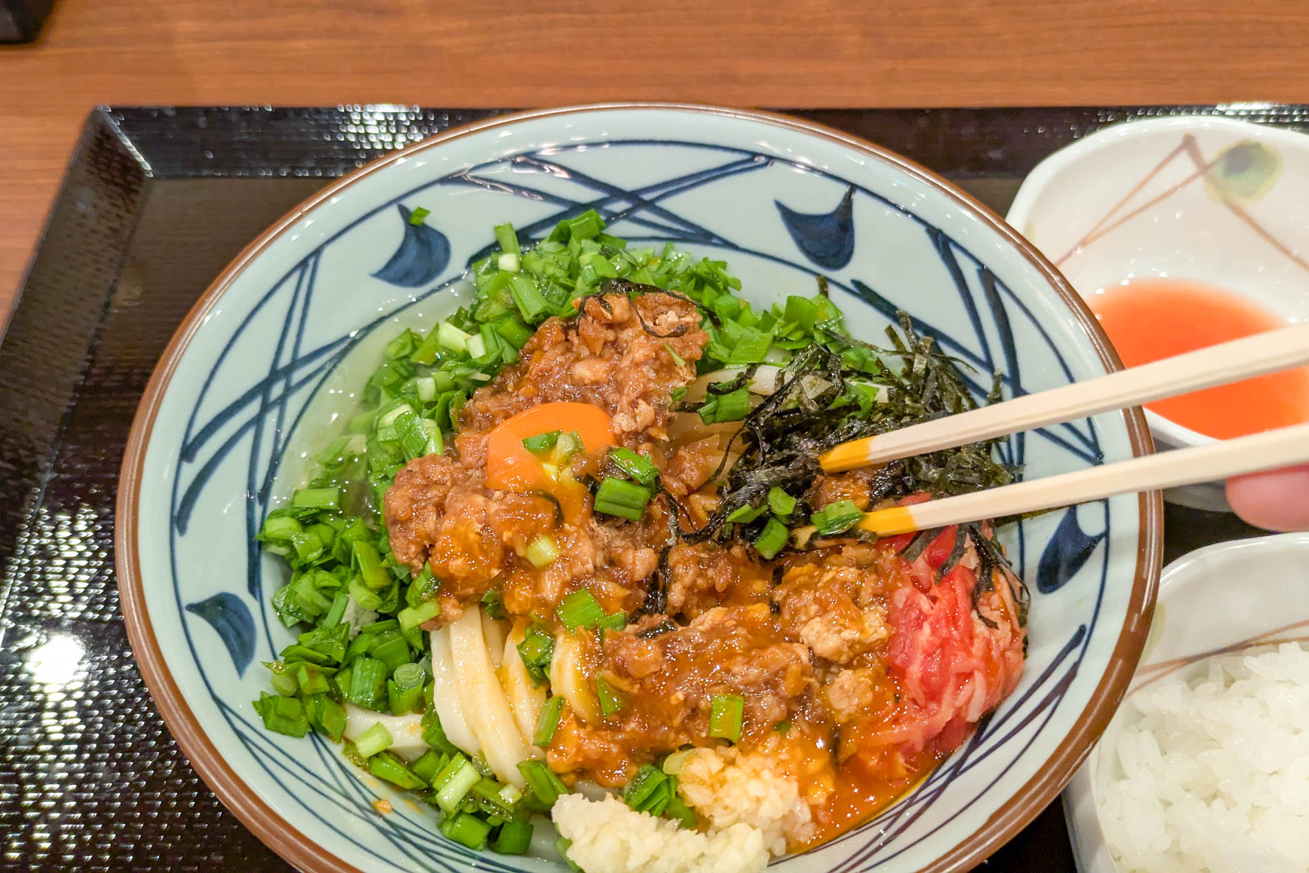 軽く混ぜる