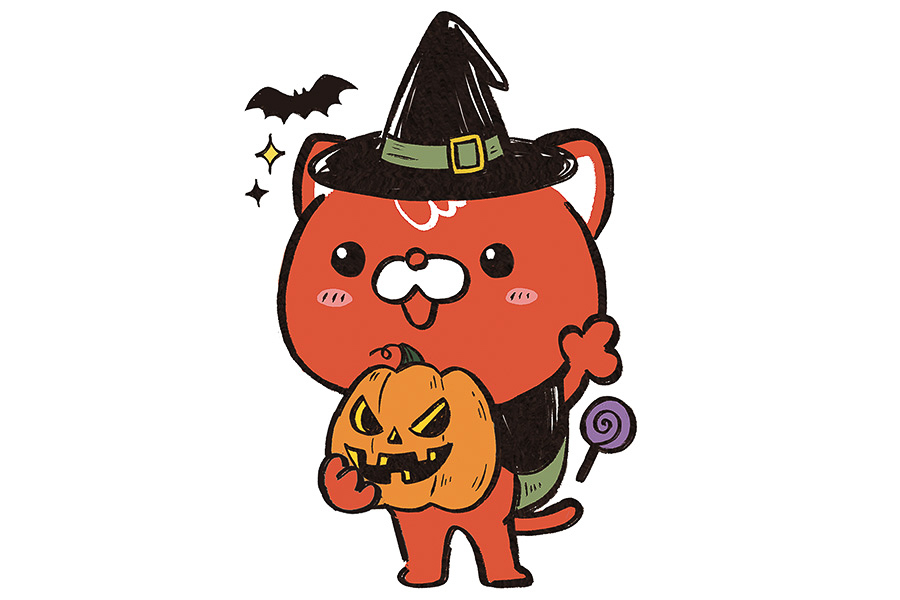 ハロウィン仕様のデニャーズ