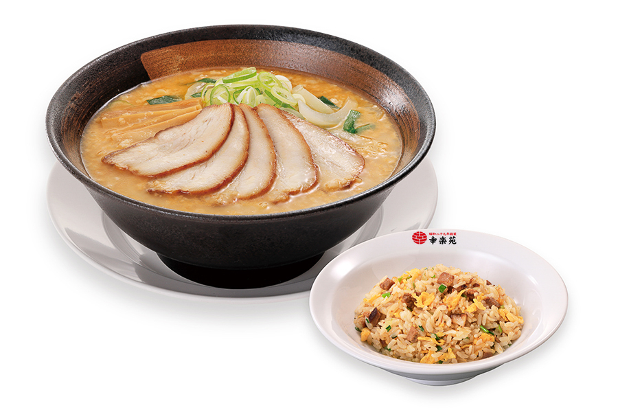 「味噌とんこつらーめん チャーハンセット」（1160円）