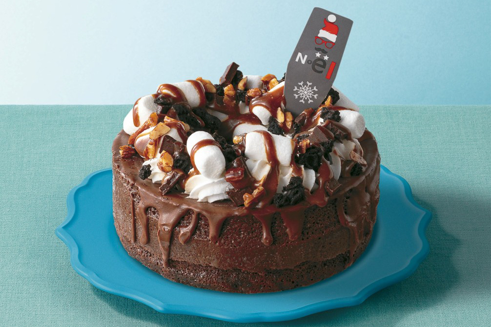 「堕天使のクリスマス ギルティーチョコケーキ」4号（4298円）