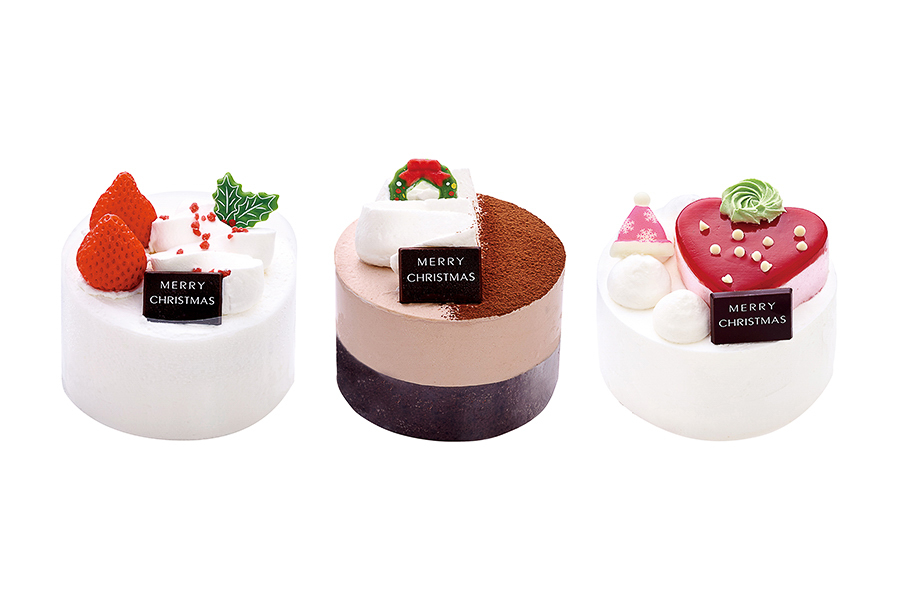 ミニサイズのホールケーキ