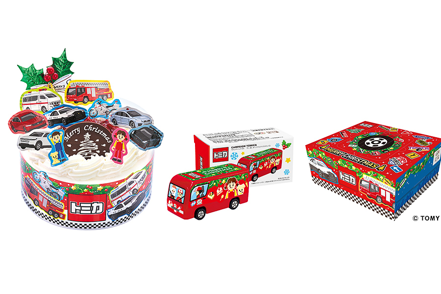 「トミカクリスマスショートケーキ」（5400円）