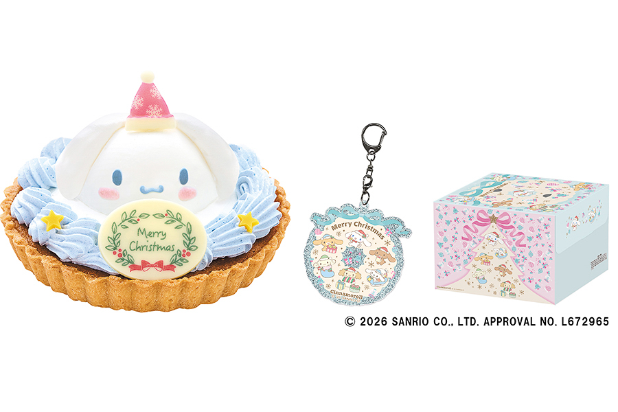 「クリスマスふわふわ雲のシナモロールタルト」（4980円）