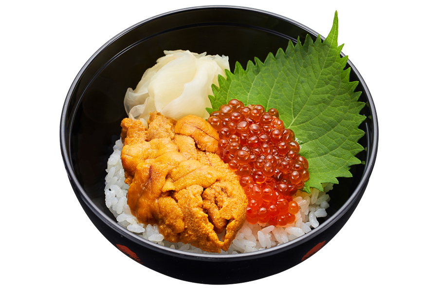 かっぱ寿司「ごちそう 贅沢うに いくらの小丼」（990円）