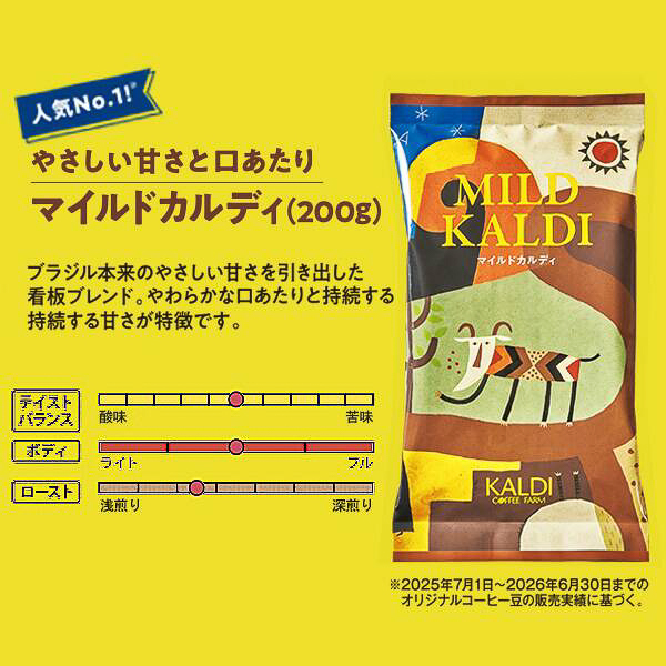 セットになっているコーヒー3種