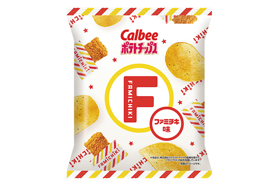 カルビー「ポテトチップスファミチキ味」（213円）