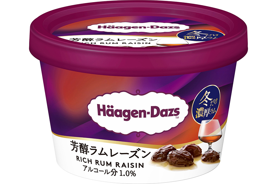 「芳醇ラムレーズン」のパッケージ