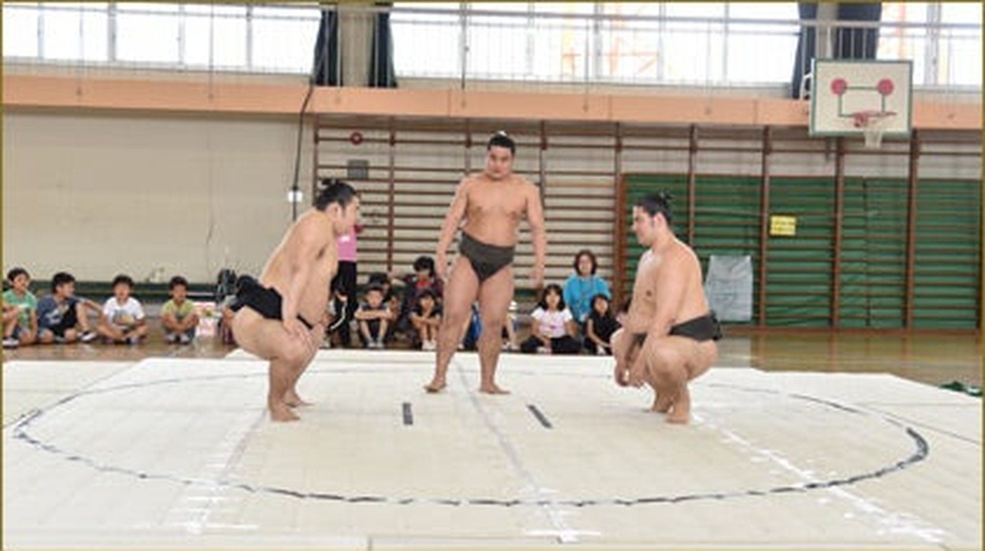 出羽海部屋「相撲教室」