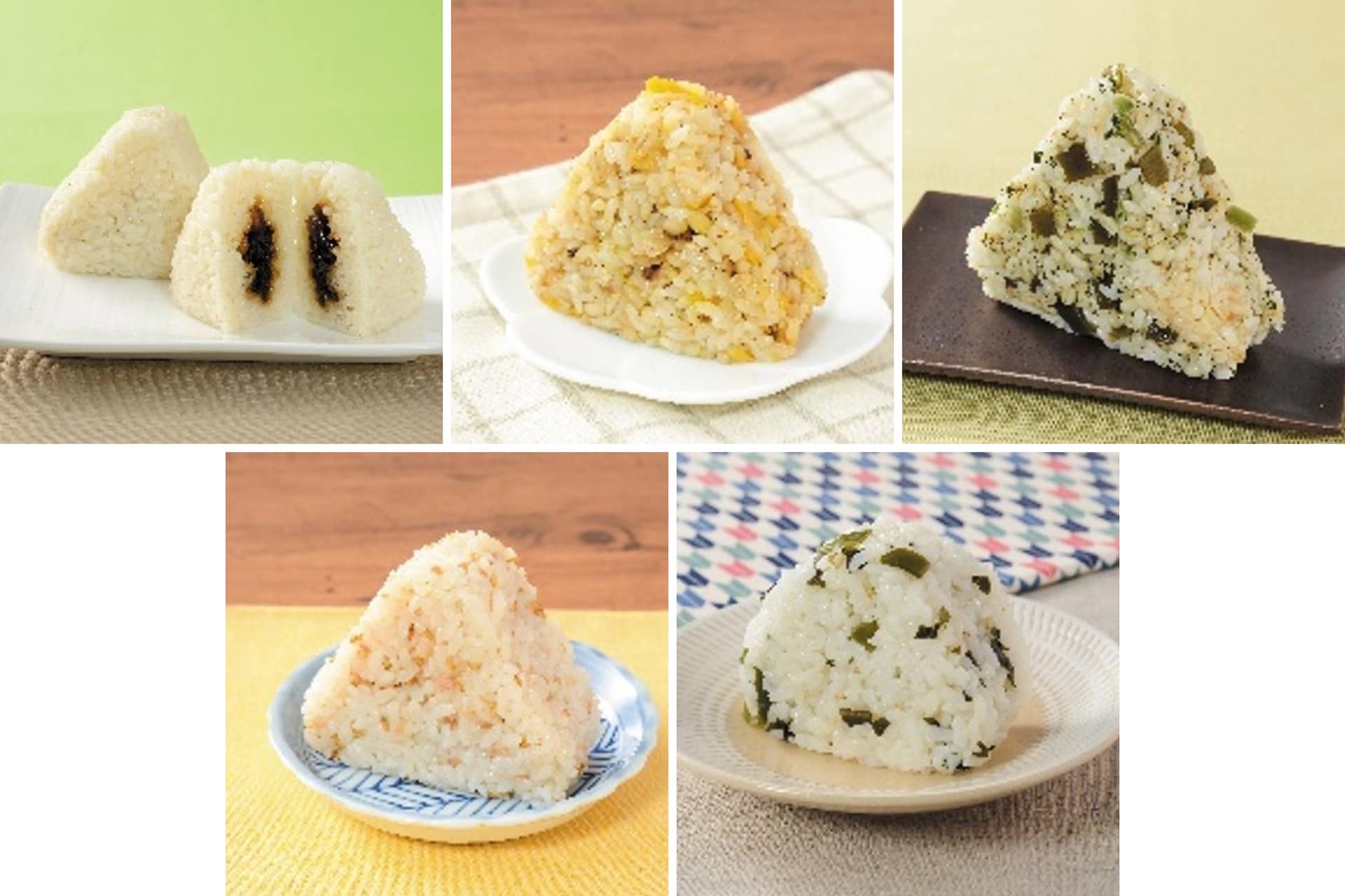 ローソン、「だし」を使用したおにぎり5品発売