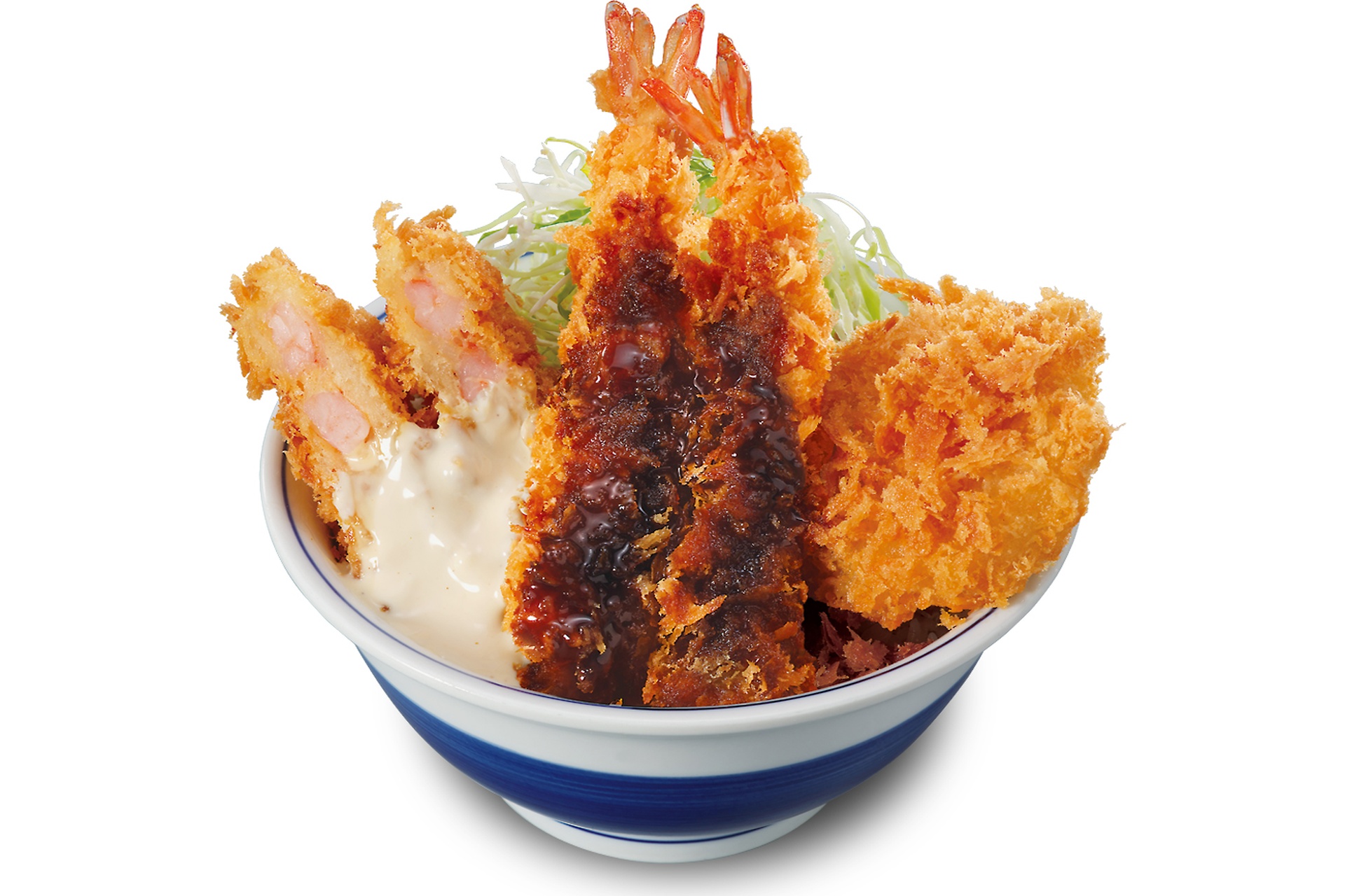 海老トリプル丼
