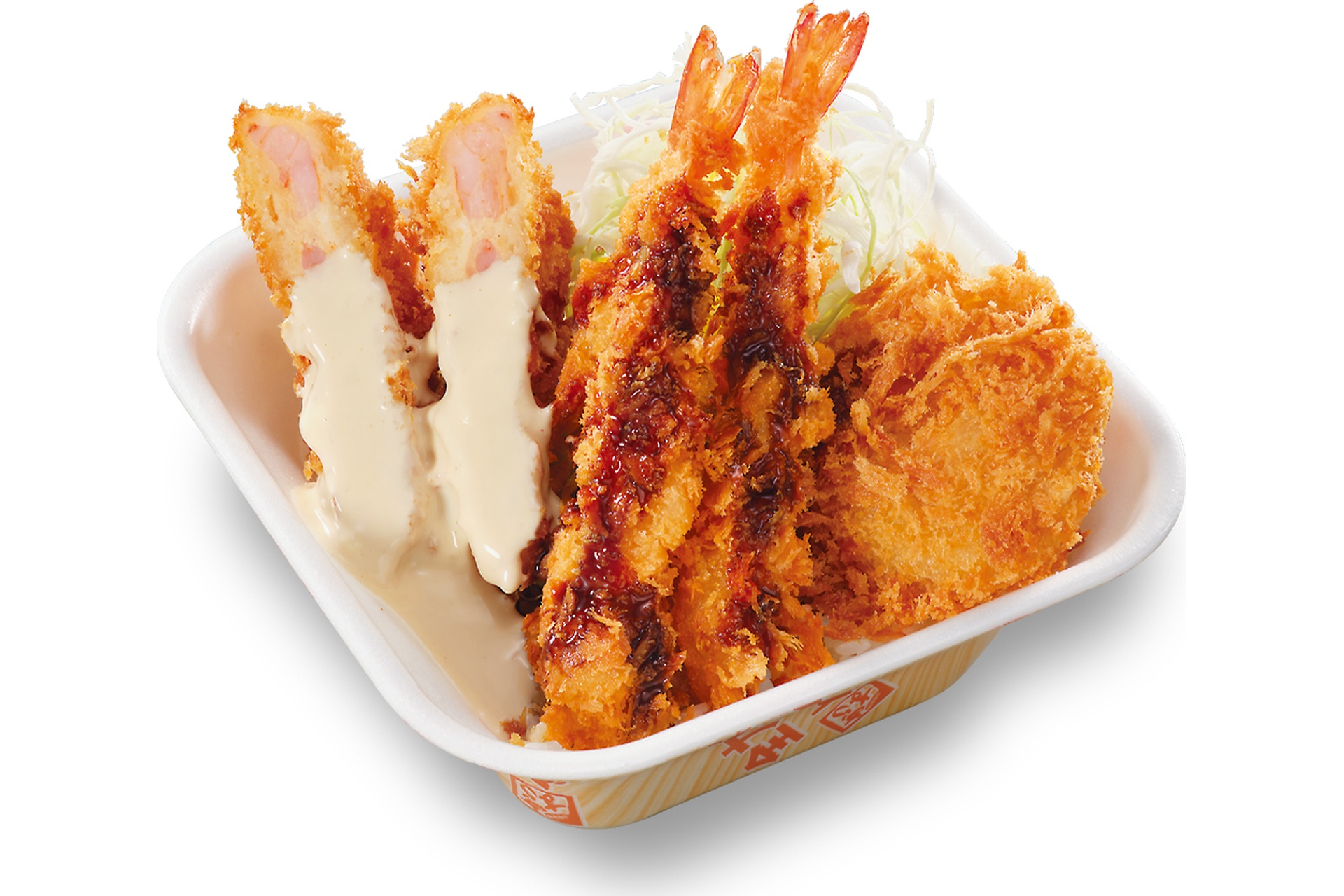 海老トリプル丼弁当