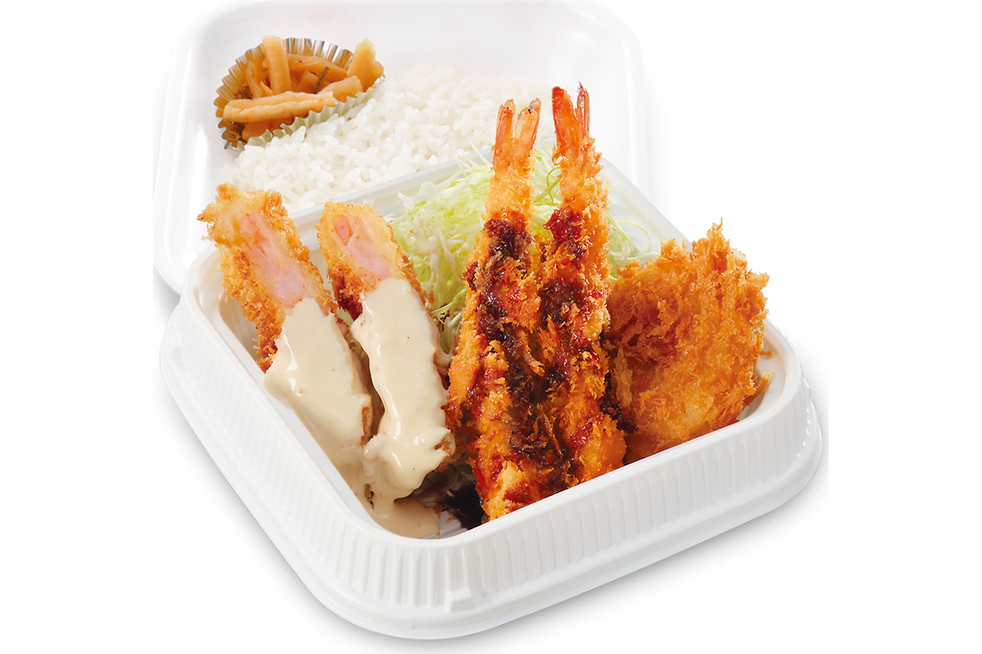 海老トリプル弁当